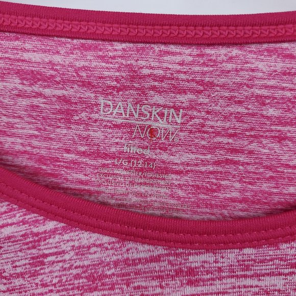 Danskin Athletic Raglan Fitted Tops, L - Picture 8 of 9